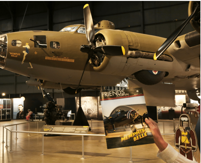 The Memphis Belle plane.