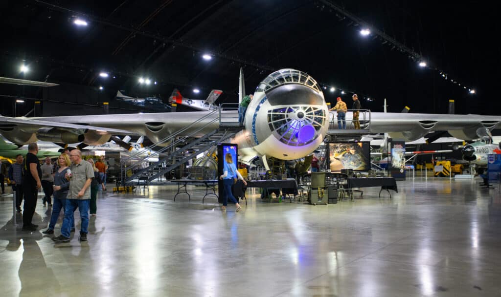 Event around large aircraft.